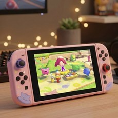 닌텐도 스위치 Switch2 케이스 커버 휴대용 수납가방 포코피아, 1개, 본체케이스, 핑크 1개, 본체케이스, 핑크