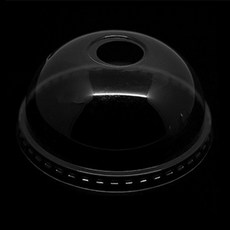 투고팩토리 107파이 PET 돔 뚜껑 테이크아웃 아이스컵용 1묶음 100ea, 100개