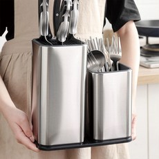 주방 수저통 수납 칼꽂이 정리 보관 거치대 도마 22492ea 1(pc)