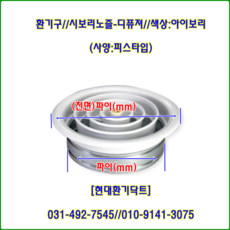 환기구//시보리노즐디퓨져//150파이-100파이(피스타입), 150파이-100파이, 1개