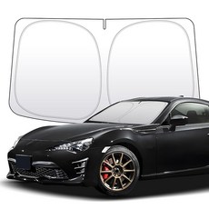 토요타 캠리 XV80 2024-현재와 호환되는 두꺼운 2중 전면 앞유리 햇빛 가리개 접이식 맞춤형 핏 가리개 블록 99% 열 자동차 내부를 시원하게 유지Camry 2024-