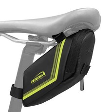 Ibera 1L 시트 아래 자전거 가방 - 스트랩 온 마운트 및 안전한 지퍼 클로저가 있는 방수 안장 경량 (70.9g(2.5온스) 후미등 호환 도구 필수품에 적합