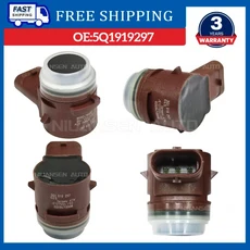호환 5Q1919297 VW Audi Audi A3 A4 A5 A6 A8 TT Q3 Q5 Q7 Q8 용 새 PDC 주차 센서 레이더 색상 흰색, 01 4PS, 01 CHINA