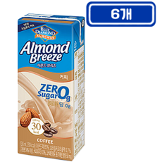 매일)아몬드브리즈커피190ml, 6개, 190ml