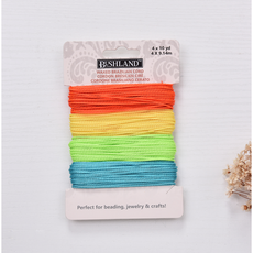 1mm 폴리에스터 왁스 코드 4in1 소분 팔찌실 매듭실 세트 왁스실 주얼리실 팔찌만들기, 1개, 06.판타지