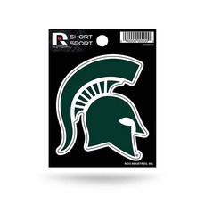 Rico Industries NCAA LSU 타이거스 다이 컷 팀 로고 쇼트 스포츠 스티커, Rico Industries 미시간 주립대 스파르탄스