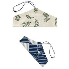 린넨 파우치 수저통 여행용 케이스 수저보관함 2종, 1개