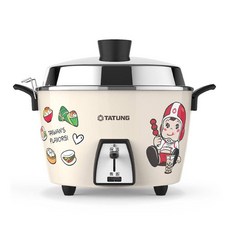 TATUNG 大同 6人份台灣好食不鏽鋼配件電鍋 TAC-06L-MBIF