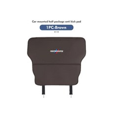 자동차 시트 백 프로텍터 킥 매트 방수 가죽 패드, 1개, 3. BMW-I-brown-1PCS