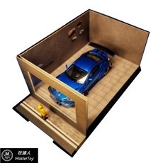 1/64 壓克力場景含小黃人, 1個