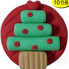 JINI 크리스마스 트리 만들기 10인용 클레이재료