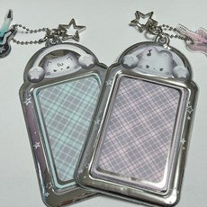 하우플로 락스타 고양이 포카 세트, 락스타 고양이 블루, 1매