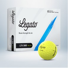 레가토 정품 USGA 공인구 우레탄 3피스 새 골프공 옐로우 비거리 골프볼 12구, 12개입, 1개