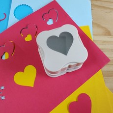 創意 禮物 壓花器幼兒園兒童DIY製作磁鐵印花機邊紋鏤空打邊器玩具, 6#真心實意, 1個