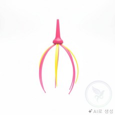 가냥 8발 두피 마사지기 머리긁개, 상세참조, 1개