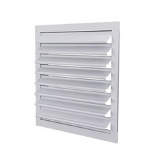 환기구커버 실외기루버창 시스템 루버 배기 환기 루버창 내부 구멍, 1개