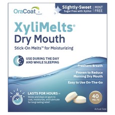 OraCoat Xylimelts 口乾潤滑錠 40入, 1個, 30g