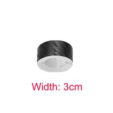 3D 나노 탄소 섬유 스티커 자동차 범퍼 도어 가드 보호 필름 프로텍터 블랙 방수 스크래치 방지 테이프, 3cm width, Long