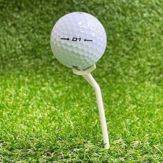 5시 당일배송 아이디어상품 탄도상승 비거리증가 슬라이스방지 90mm 롱롱티꽂이, 화이트 1 PCS