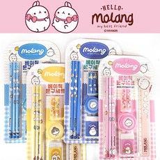 몰랑 베이직 문구세트 최신버전, 블루