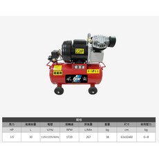風霸 GL-3530 3.5HP 30L 空壓機, 1個, 含稅價