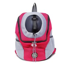 오아픽 팡쿠 강아지 외출 앞가방 자전거 S사이즈 고양이 이하의 애견 강아지) 산책 백팩 슬링백 (3kg, F. 로즈 레드