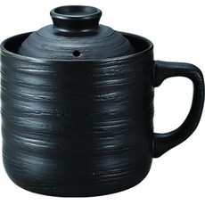 가쿠세 전자레인지 조리기 밥솥 1 합밥 라쿠미 고젠 블랙 약폭 14.5×안길이 11×높이 13.3 cm 손잡이 오카유・밥솥밥도 끓는다 T-01B, 상세페이지 참조, 1개