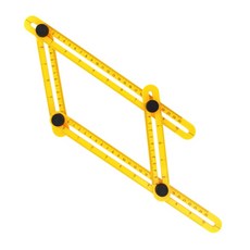 TW 4변 각도 조절자 모서리 타일 4면 블록 맞추기자