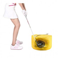 골프 파워 스매쉬백 비거리증가 타격감 연습 스윙백 zag+73530go, 1개, 골프 스윙백 옐로우