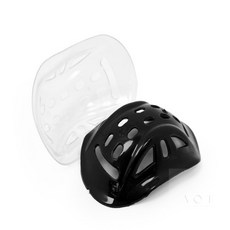 에이오티e샵 헬멧 턱 받침 안전모, 블랙