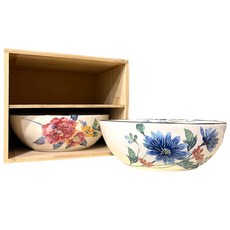 日本製 花衣餐缽附木盒, 1個, 花衣