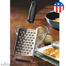 美國 Microplane 美食系列刨刀 MP 45000-45009 (可選購推進盒) 廚房刨絲器, 1個, 特大齒, 黑色