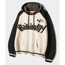 브랜드정품 디미트리 블랙 VLAD TYPE-A 래글런 아트웍 후드 니트_차콜 226229