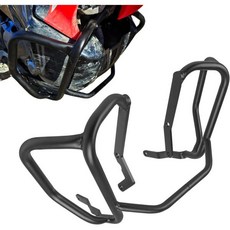 CHIFUN 엔진 가드 고속도로 충돌 바 혼다 CRF300L CRF300 랠리 20202025 블랙 모터사이클 프레임 보호 22mm 팻 스틸 교체, CHIFUN 엔진 가드 고속도로 충돌 바 혼다 CRF3