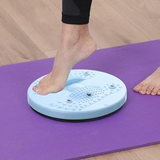 스너링 트위스트 허리 운동기구 트위스트 원반, 1개, 블루