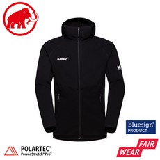 MAMMUT 男 Aconcagua ML Hooded 運動刷毛連帽外套 台灣長毛象