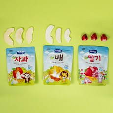일동후디스 10개월아기간식 아이얌 동결건조 과일칩 순사과 외 2종, 15g
