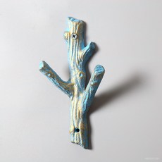 미국식 시골 주철 걸이 벽걸이형 옷걸이 옷걸이 복고풍 나뭇가지 걸이, B17-블루-OY15743-2