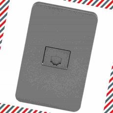 디아트 다크 그레이 1구 인터넷 8P 아파트콘센트 인터넷콘센트 벽콘센트 매립형인터넷콘센트