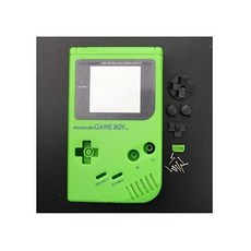 게임보이 클래식오리지널 GB DMG-01 수리 부품용 버튼 드라이버가 포함된 새로운 풀 하우징 쉘 커버 케이스 팩 - 그린, 새 풀 하우징 쉘 커버 케이스 팩 버튼 드라이버 포함