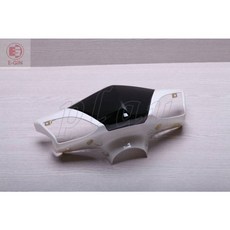 EG部品 新勁戰二代 勁戰2代 4C6 把手前蓋 雙色 珠白 黑 龍頭殼 機車車殼 (附發票), 1個, 雙色(白/黑)