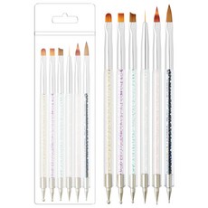 듀얼 젤 네일 브러쉬 6종 세트