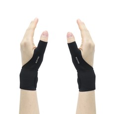 바디위즈 여성용 얇은 경량 엄지손가락 손목보호대 좌우세트, 1세트