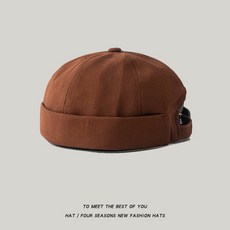 D.Y SHOP 經典英倫風純色水兵帽 圓頂街頭潮流穿搭