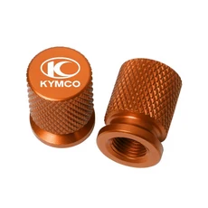 오토바이 타이어 밸브 밀폐 캡 커버 KYMCO Xciting 250 300 Downtown X-Town Kxct, 03 Orange