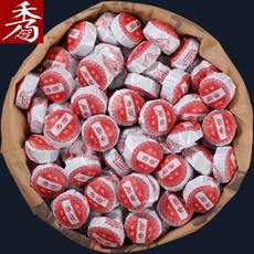 중국 운남성 찹쌀향 보이숙차 동전크기 보이차 푸얼차, 500g, 1개, 1개입