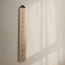 우드 키재기 나무 인테리어 벽걸이 키재는 자 연필 측정, 1개, 상세페이지 참고