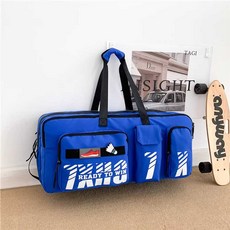 테니스 크로스백 숄더 메신저 테니스백 배드민턴, 1개, 블루 라지