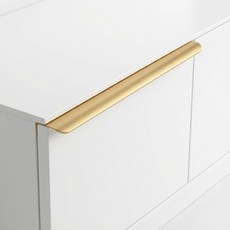 리얼픽 가구 도어 수납장 손잡이, 290mm, 1개, 골드