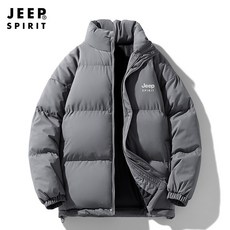 JEEP SPIRIT 지프 스피릿 남녀공용 겨울 캐주얼 루즈핏 패딩 점퍼 JM1855+양말